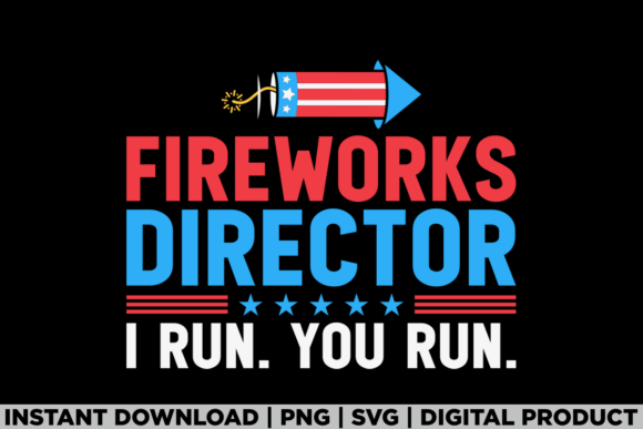 4th of July Fireworks Director: A T-Shirt Design Gem