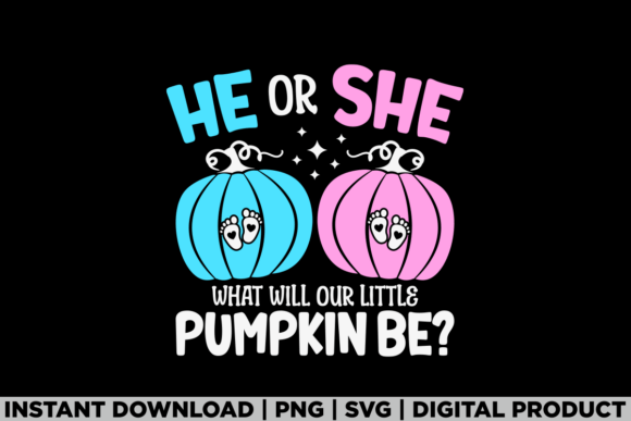 He or She Little Pumpkin Fall Tee: A Charming Graphic for T-Shirts