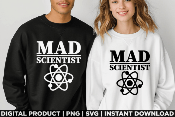 Mad Scientist Graphics: Perfect for T-Shirt Designs & More