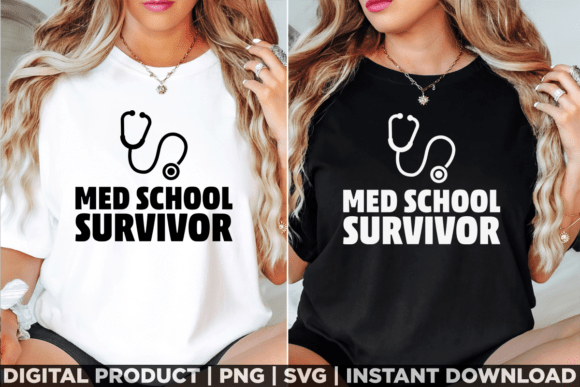 Med School Graduation Graphics for T-Shirt Designs