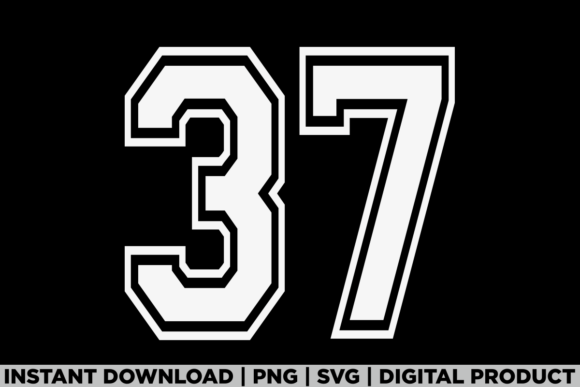 Number 37 Birthday Varsity: A Versatile T-Shirt Design