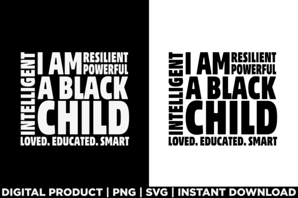 Review: I Am a Black Child for T-Shirts & Graphics
