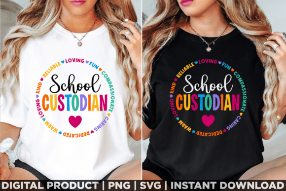 Review: School Custodian Staff Tee Shirt Graphics