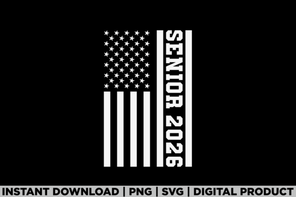 Senior Class of 2026 USA Flag: A T-Shirt Design Gem