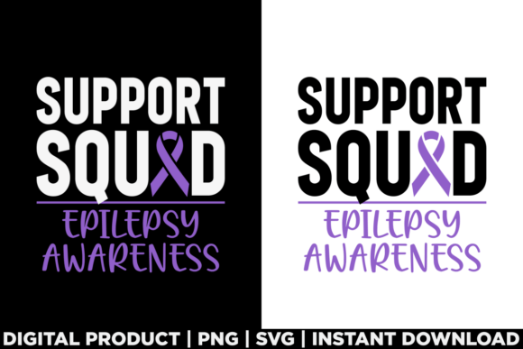 Support Squad Epilepsy Awareness: A T-Shirt Design Gem